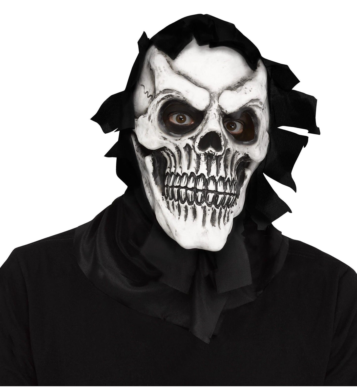 Skull Reaper Skeleton Shroud Adult Mask