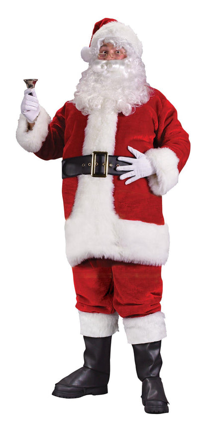 Regency Plush Red Santa Claus Suit Costume Size XL 50-54
