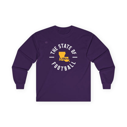 LSU Football State of Football Long Sleeve Shirt