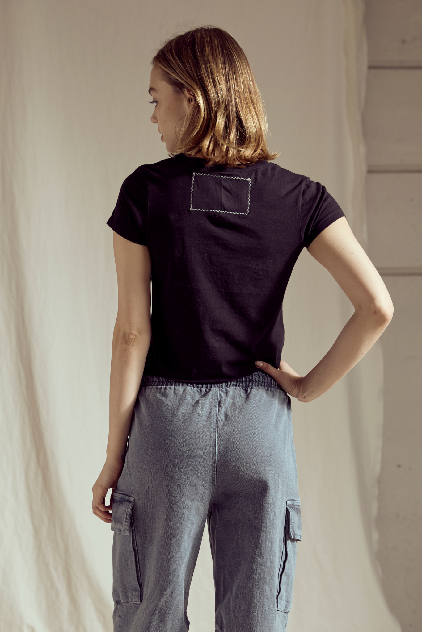 Tina Turner Crop Tee Womens T Shirt Black