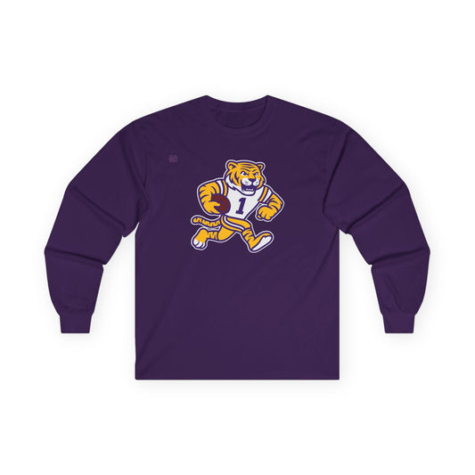 Football Mascot Logo Long Sleeve Shirt