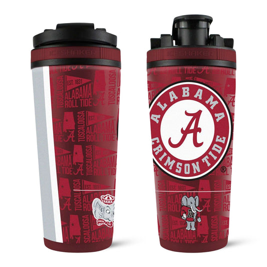 The College Vault - Alabama Crimson Tide 4D Ice Shaker Cup Officially Licensed