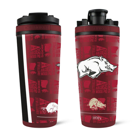 The College Vault - University of Arkansas 4D Ice Shaker Cup Officially Licensed