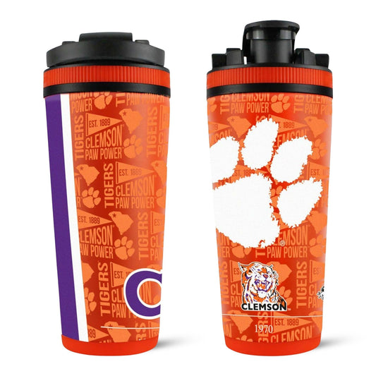 The College Vault - Clemson Tigers 4D Ice Shaker Cup Officially Licensed