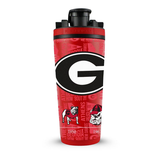 The College Vault - Georgia Bulldogs 4D Ice Shaker Cup Officially Licensed