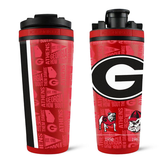 The College Vault - Georgia Bulldogs 4D Ice Shaker Cup Officially Licensed