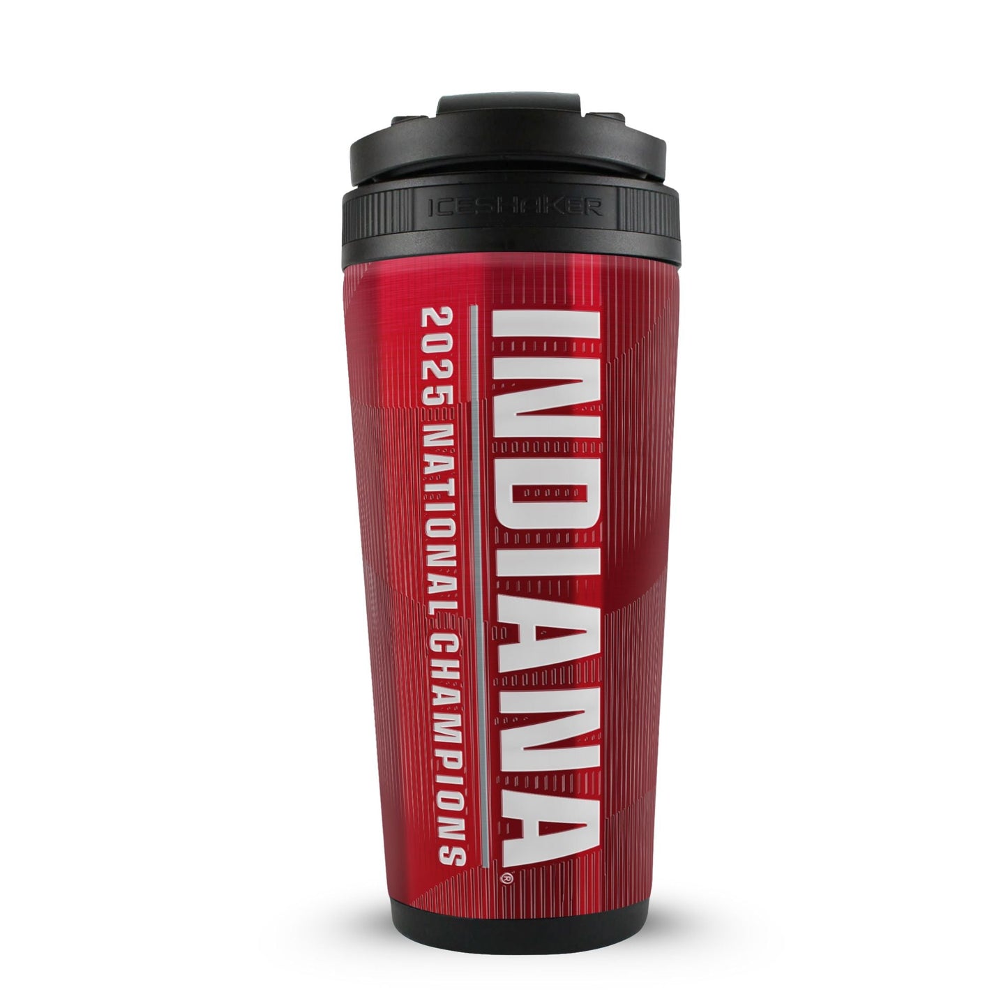 Official NCAA 2025 Indiana Hoosiers National Football Champions 4D 26oz Ice Shaker Cup Officially Licensed