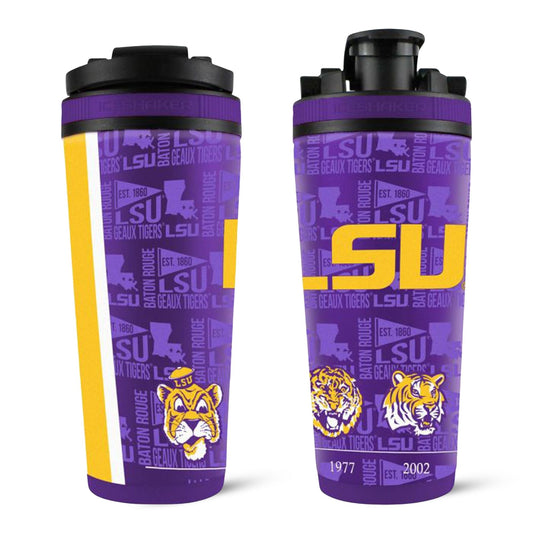 The College Vault - LSU Tigers 4D Ice Shaker Cup Officially Licensed