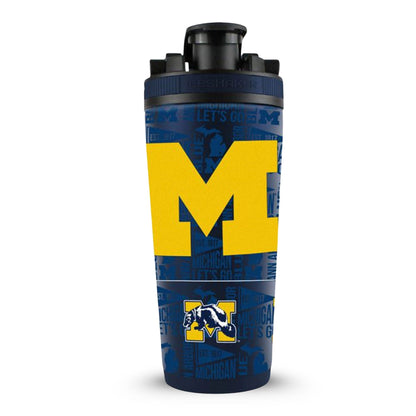 The College Vault - Michigan Wolverines 4D Ice Shaker Cup Officially Licensed