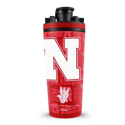 The College Vault - Nebraska Cornhuskers 4D Ice Shaker Cup Officially Licensed