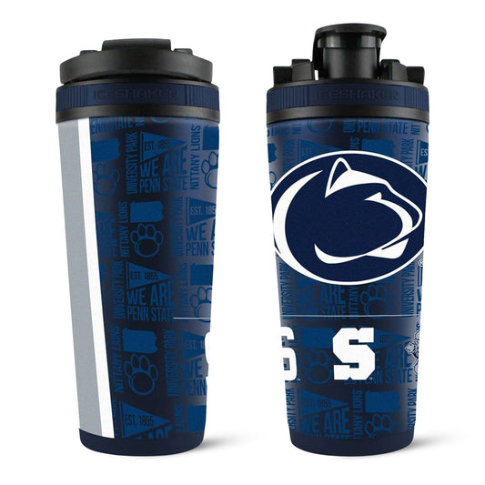 The College Vault - Penn State Nittany Lions 4D Ice Shaker Cup Officially Licensed