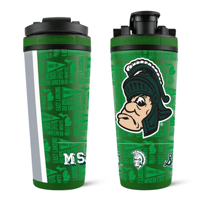 The College Vault - Michigan State Spartans 4D Ice Shaker Cup Officially Licensed