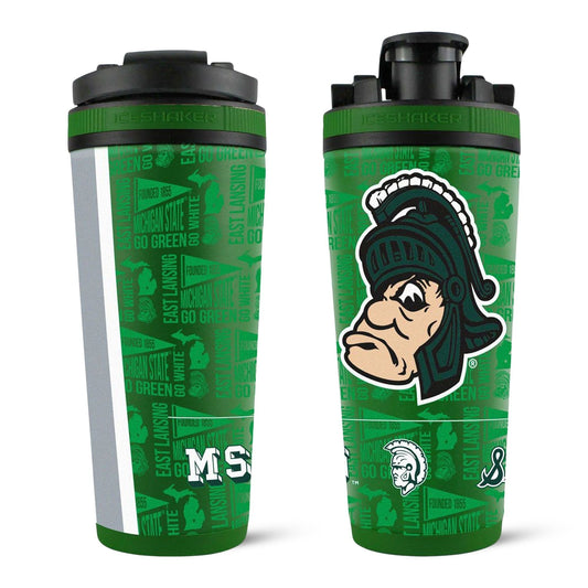 The College Vault - Michigan State Spartans 4D Ice Shaker Cup Officially Licensed