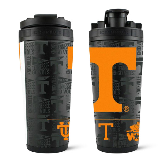 The College Vault: Tennessee Volunteers 4D Ice Shaker Cup Officially Licensed - Black