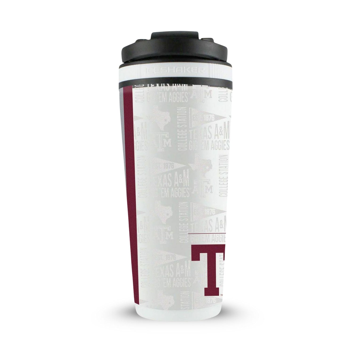 The College Vault - Texas Aggies 4D Ice Shaker Cup Officially Licensed