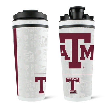 The College Vault - Texas Aggies 4D Ice Shaker Cup Officially Licensed