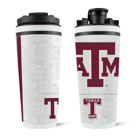 The College Vault - Texas Aggies 4D Ice Shaker Cup Officially Licensed