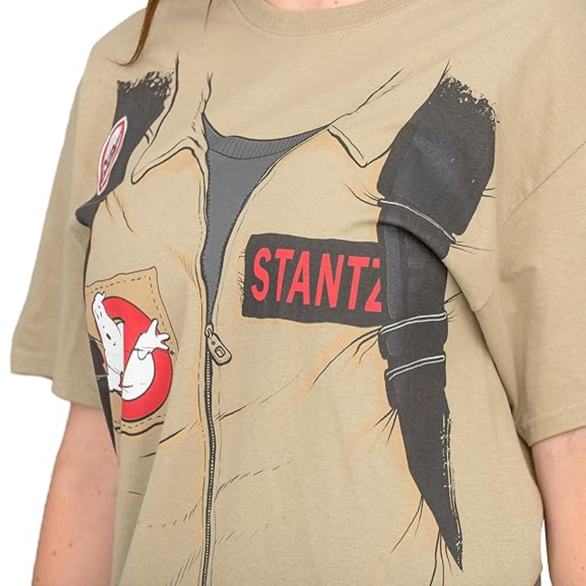 Ghostbuster Short Sleeve Costume T Shirt with Back Print