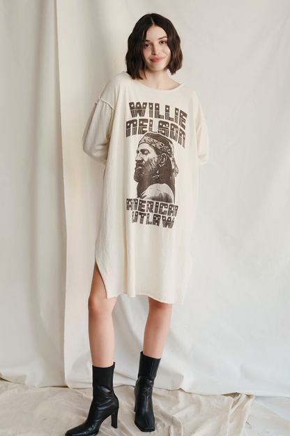 Willie Nelson Womens T Shirt Dress