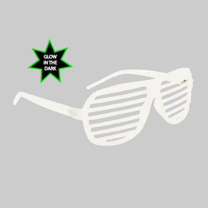 Glow in the Dark Shutter Shades Glasses