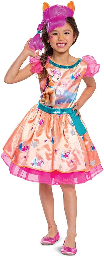 Sunny Starscout Deluxe Costume for Girls, Official My Little Pony Tutu Dress