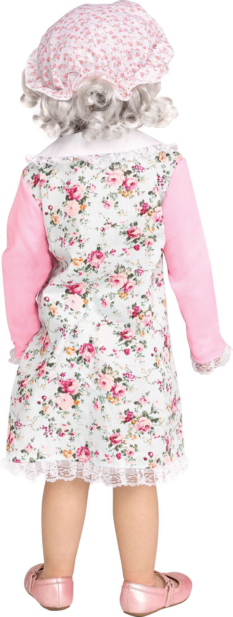 Lil Grammy Old Lady 100 Years of School Grandma Toddler Costume Size Large 3T-4T