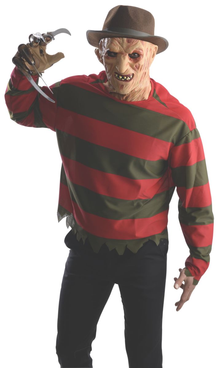 Freddy Krueger Costume Sweater and Mask Size Standard