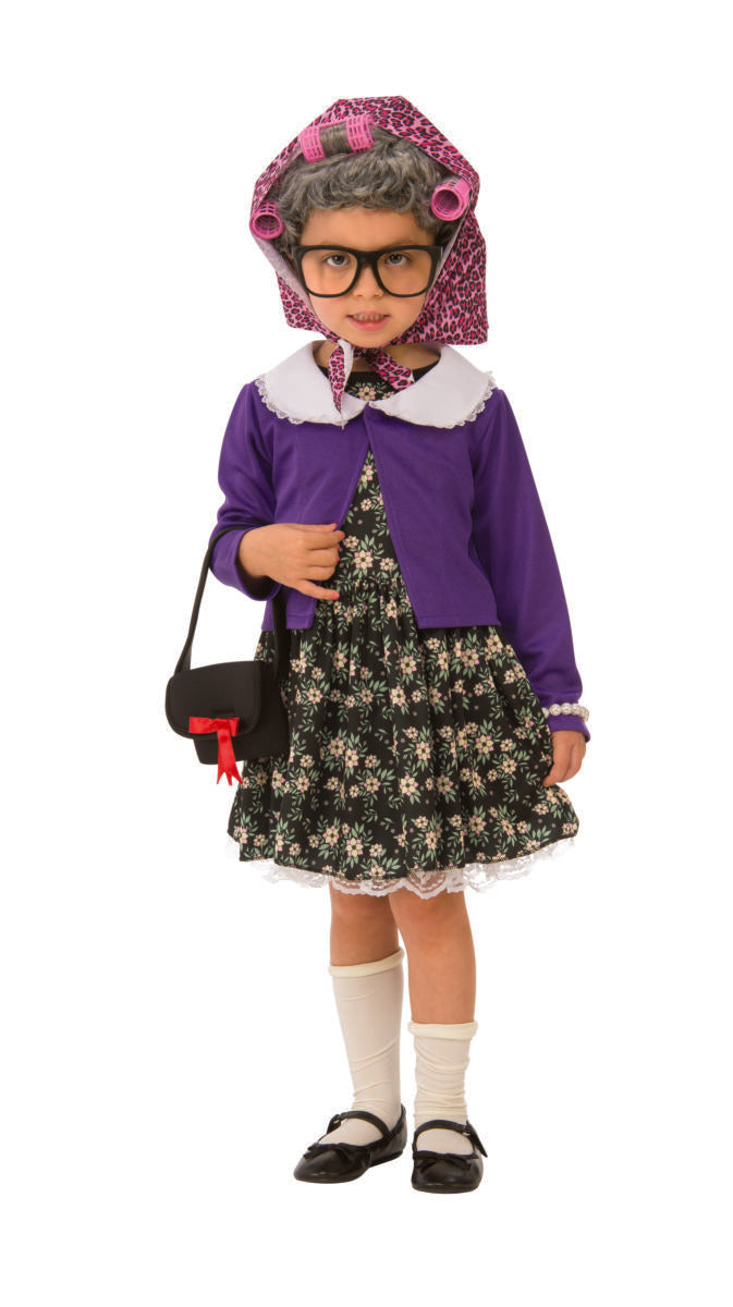 Little Old Woman 100 Days Of School Child's Costume Size Medium 8-10
