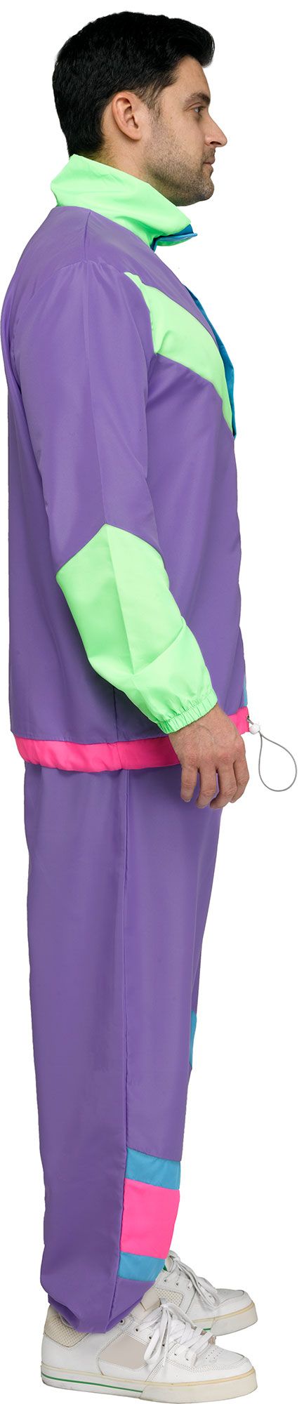 Hip 80's Retro Sweat Track Suit Adult Mens Costume Standard Size