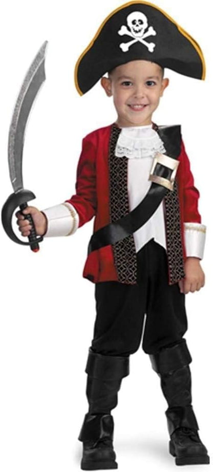 El Capitan Pirate Boys Toddler Costume 4-6