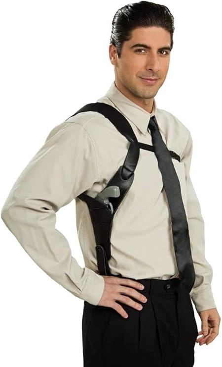 Shoulder Gun Holster Black Costume Accessory