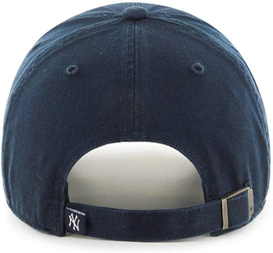 47 Brand MLB New York Yankees Clean Up Hat Adjustable Baseball Cap Navy
