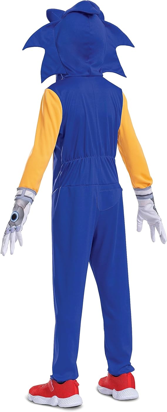 Sonic Prime the Hedgehog Movie Child Costume Medium 7-8