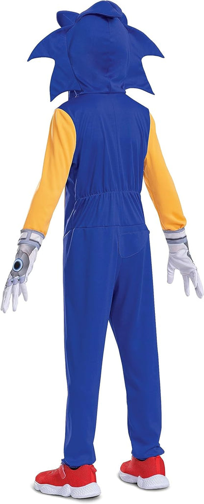 Sonic Prime the Hedgehog Movie Child Costume Medium 7-8