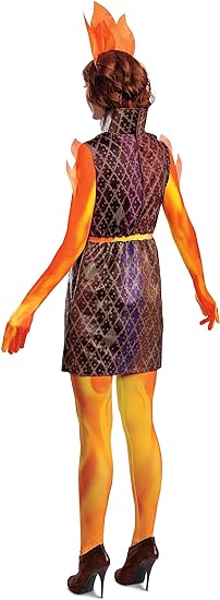 Ember Elemental Adult Women's Costume Small 4-6