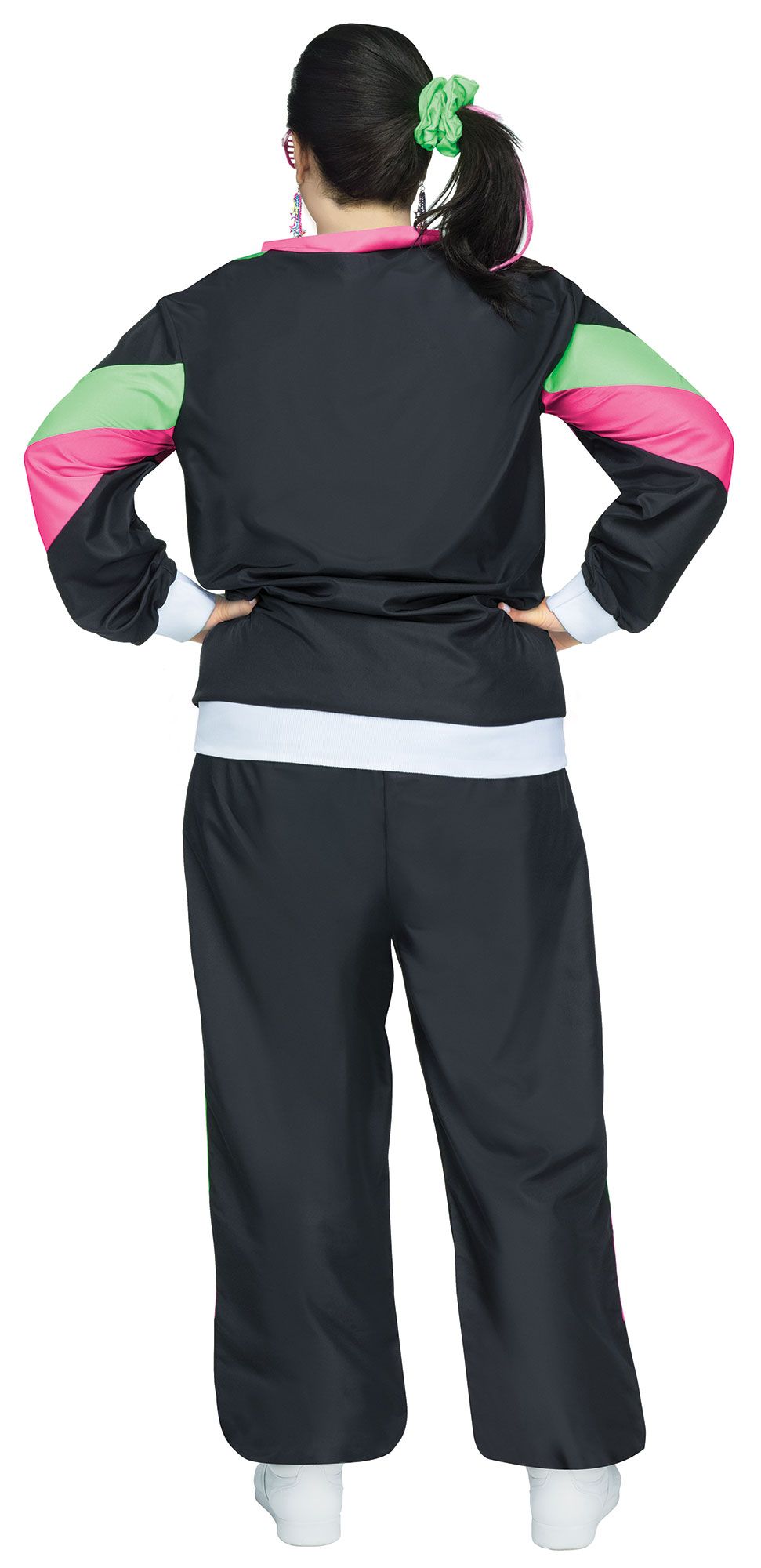 80's Track Sweat Suit Adult Costume 1X 16-20