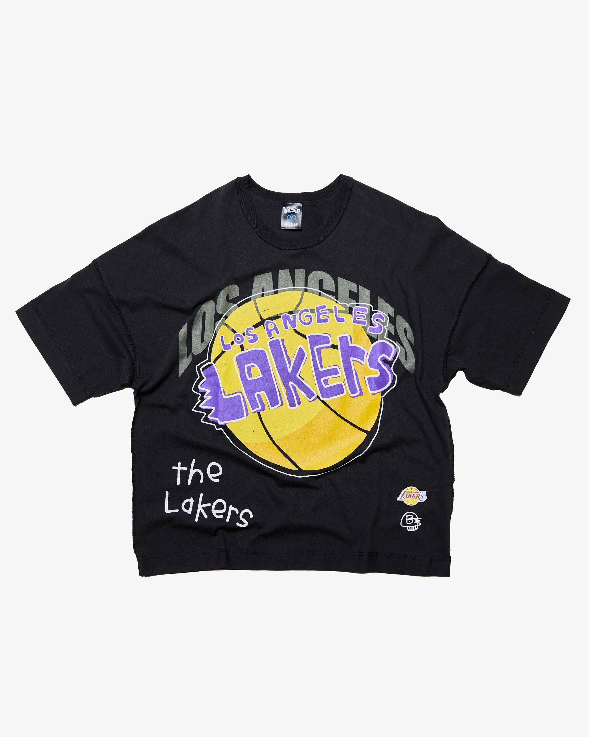 B2SS Los Angeles Lakers NBA Tee Mens T Shirt Black
