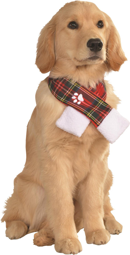 Christmas Scarf Pet Plaid Small/Medium