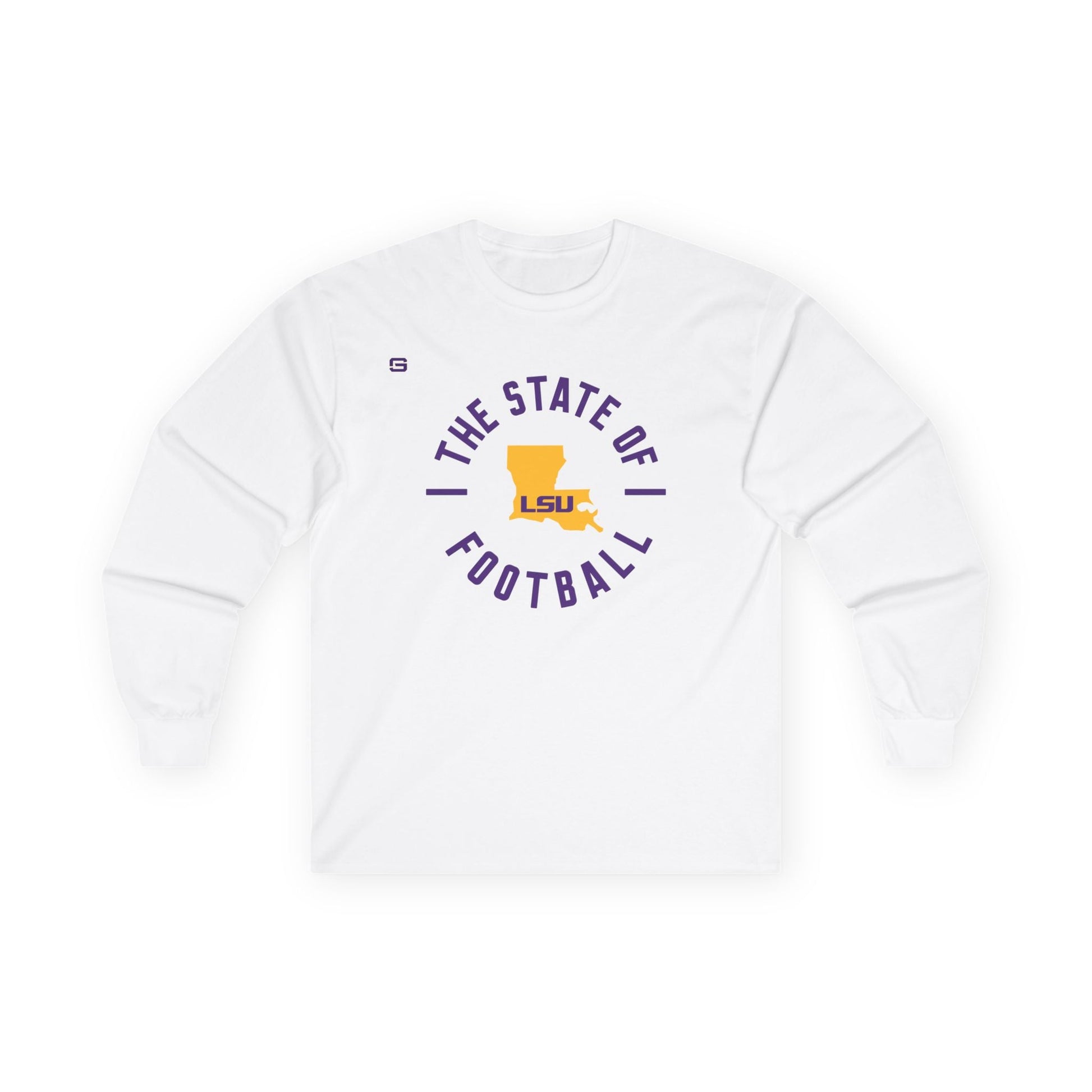 LSU Football State of Football Long Sleeve Shirt