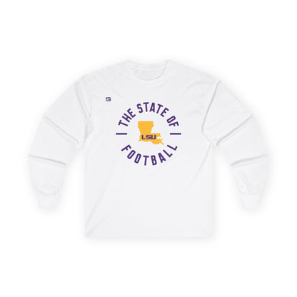 LSU Football State of Football Long Sleeve Shirt