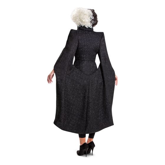101 Dalmatians Cruella de Vil Deluxe Costume for Women Small 4-6
