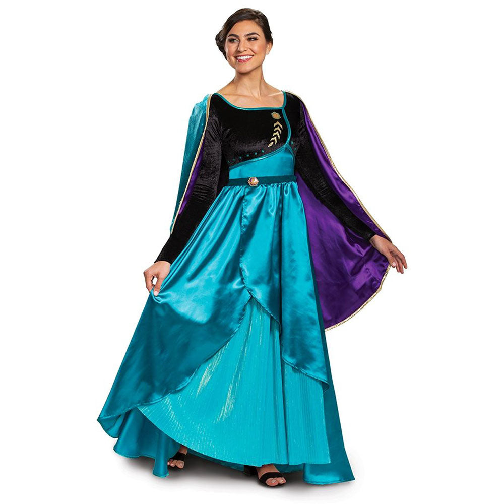 Disney Frozen Anna Deluxe Costume Dress for Women Small 4-6