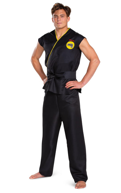Cobra Kai Karate Gi Black Classic Costume Adult Large/X-Large