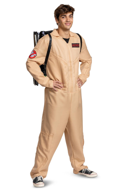 Ghostbusters and Proton Pack Jumpsuit Deluxe Adult Costume XXL 50-52