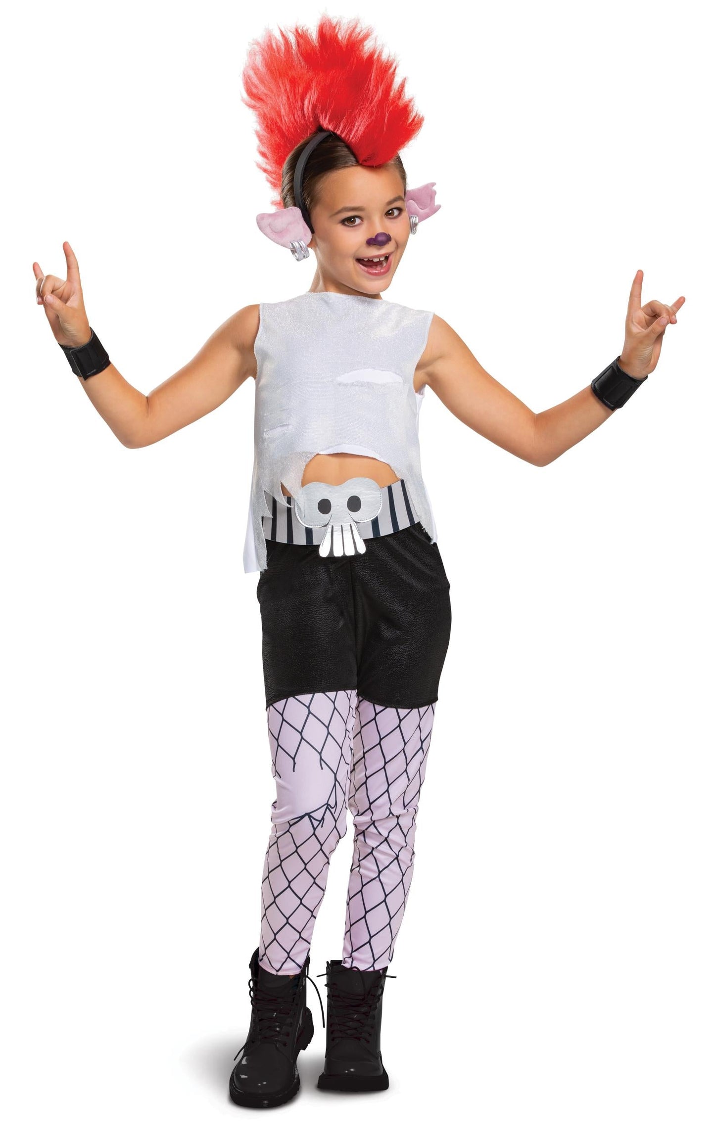 Trolls World Deluxe Barb Toddler Costume Small 4-6