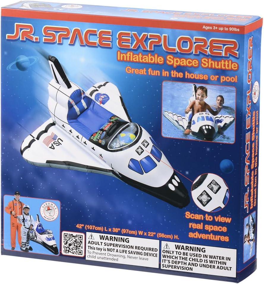 Jr. Space Explorer Inflatable Space Shuttle House or Pool Fun