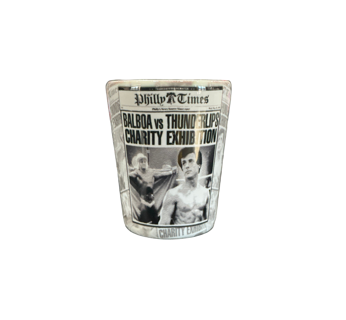 Hulk Hogan Philly Times Shot Glass