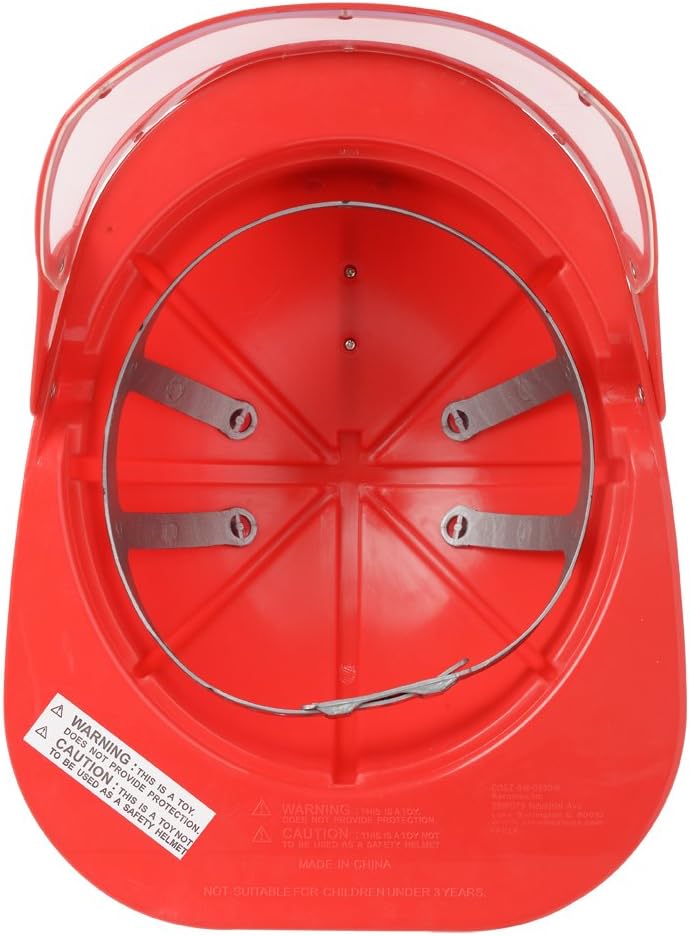 Firefighter Helmet with Movable Visor and Adjustable Headband Adult and Child