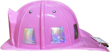 Pink Firefighter Helmet with Adjustable Headband  Child