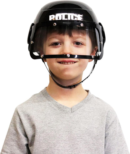Jr Police Swat Helmet Child Adjustable Hat